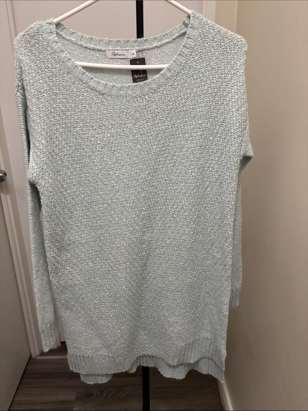 Reitmans Light Mint Crewneck Sweater